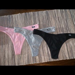PINK Victoria's Secret Intimates & Sleepwear - VS PINK Cotton Thongs PINK Victoria's Secret Intimates & Sleepwear - VS PINK Cotton Thongs